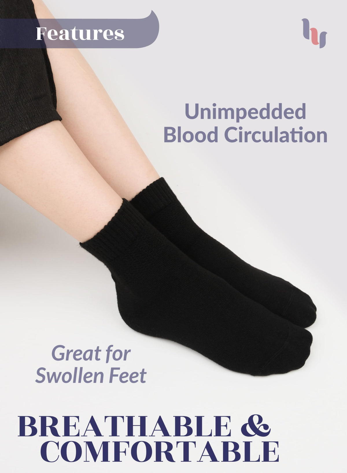Cotton Ankle Socks Women 4-8 Pairs C319806