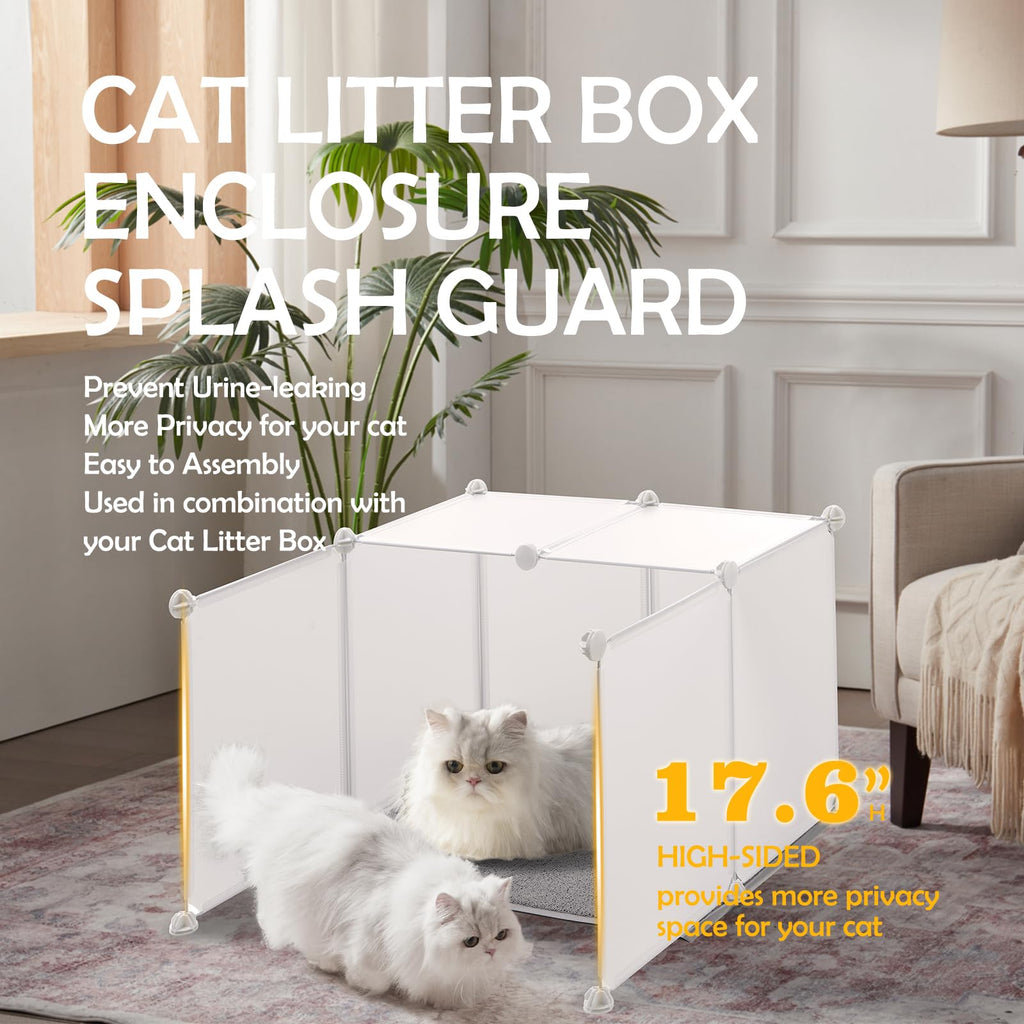 Cat Litter Box Enclosure with Litter Mat K8009