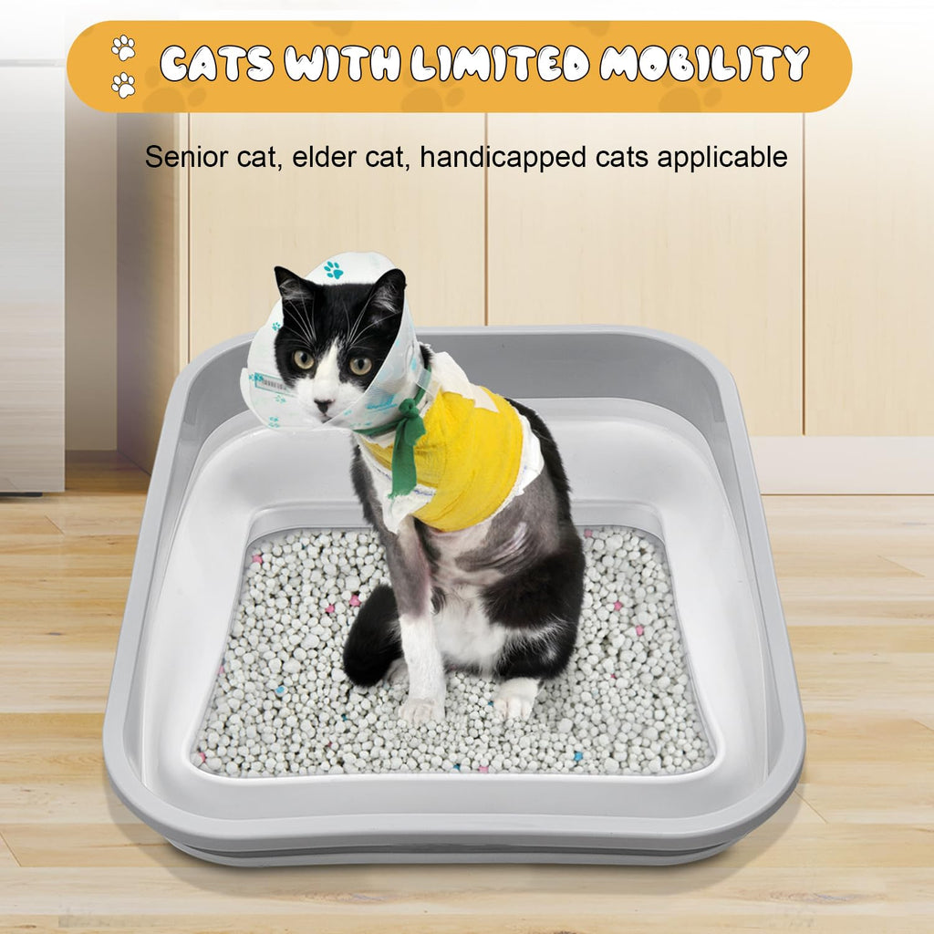 Collapsible Open Cat Litter Box V4723