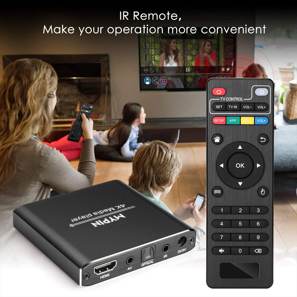 4K Media Player with Remote Control G54196