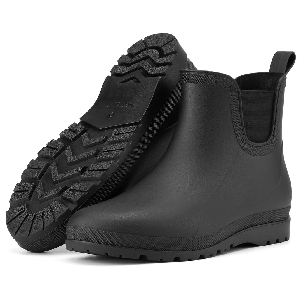 Men's Waterproof Lightweight Ankle Rain Boots X6273