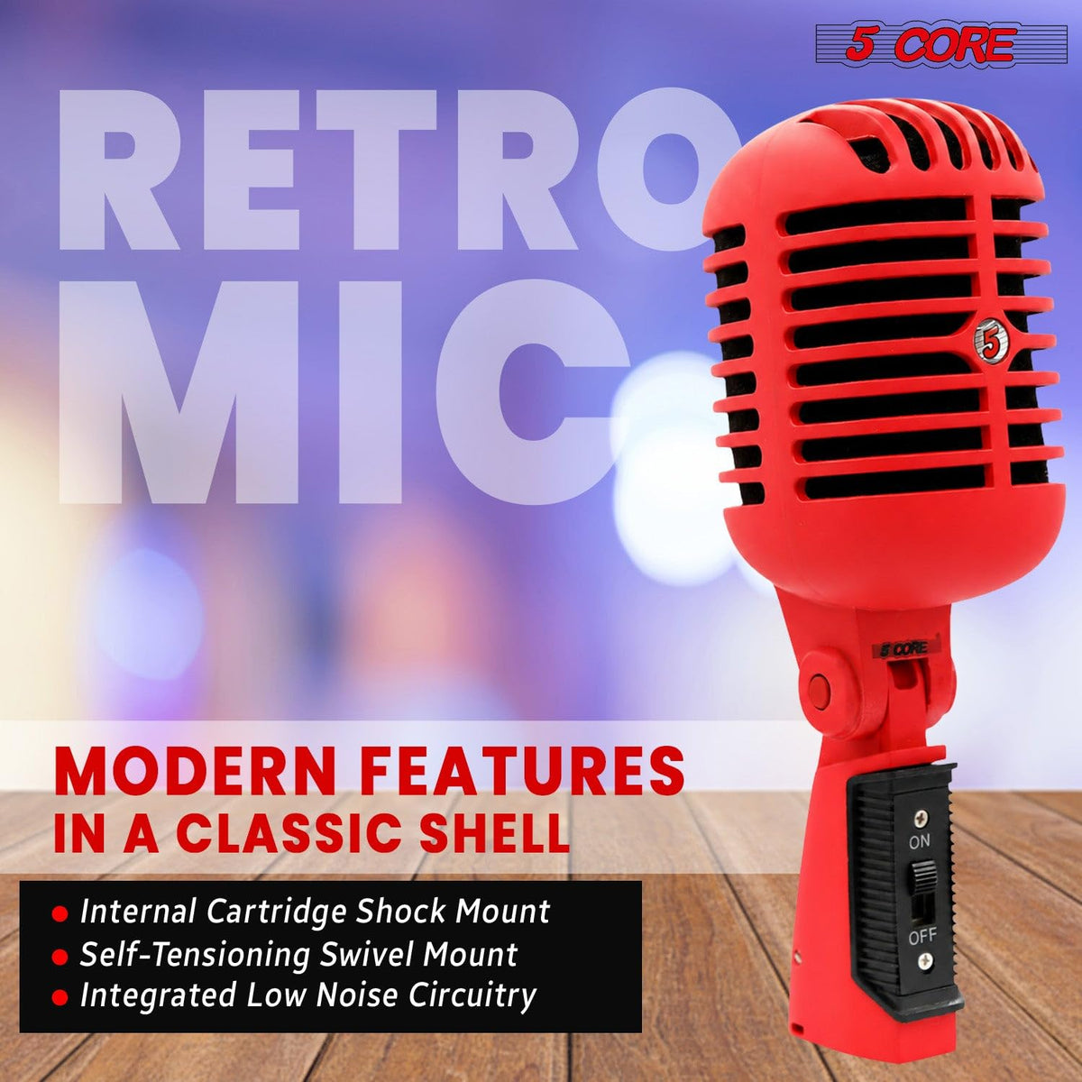 Retro Dynamic Vocal Microphone K31904