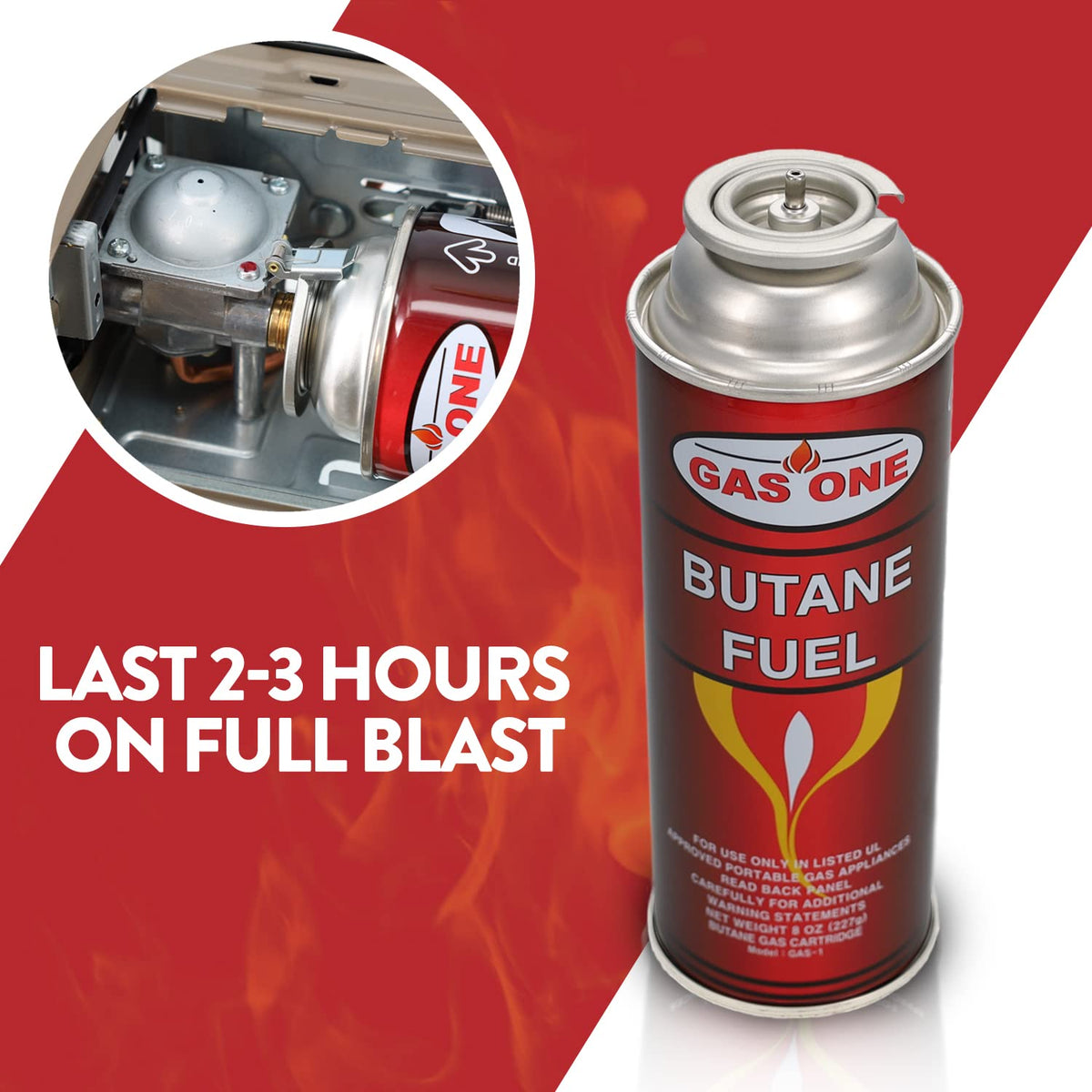 Butane Fuel Canister 12 Pack L492096