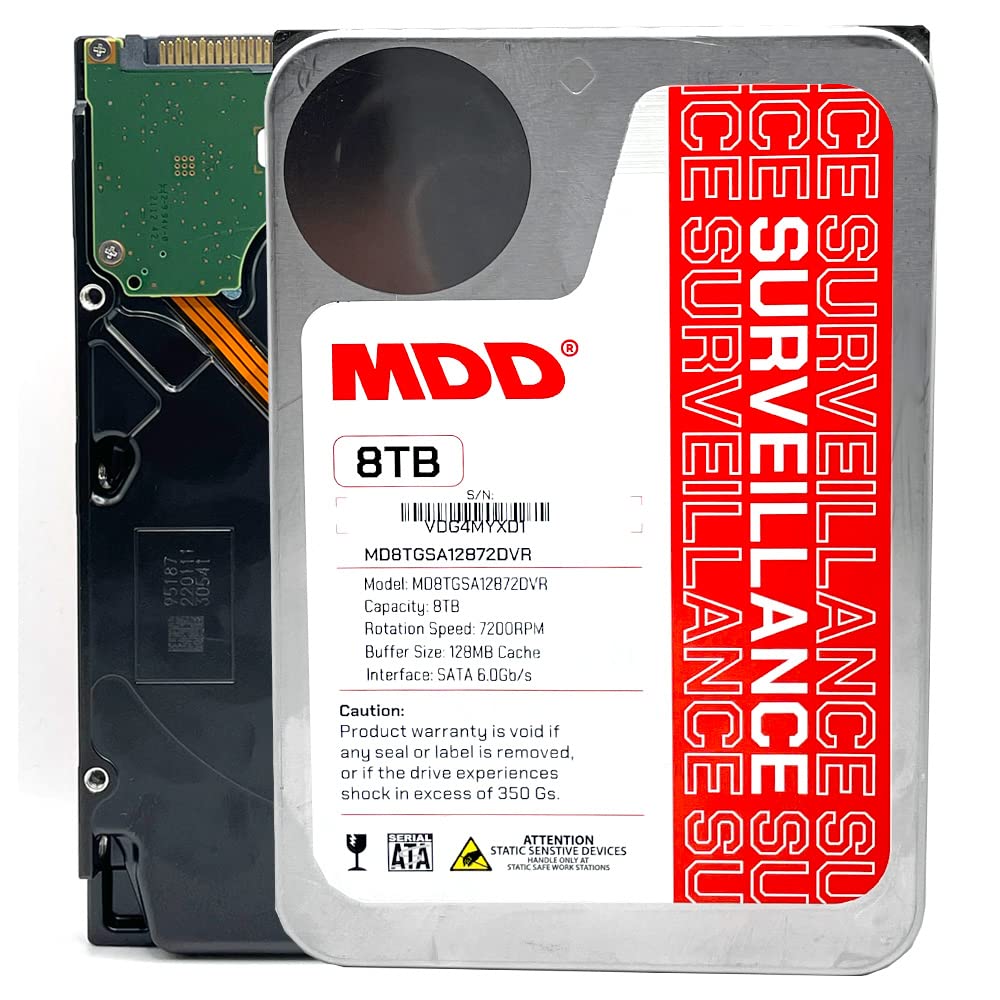 8TB 7200RPM 128MB Cache SATA 6.0Gb/s 3.5-inch Internal Surveillance Hard Drive O474421