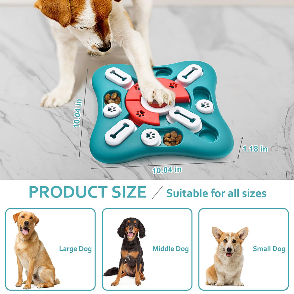 Dog Puzzle Treat Dispensing Toys W729554