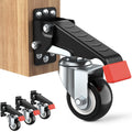 Workbench Casters kit 660 Lbs Retractable 4 Pack Y243455