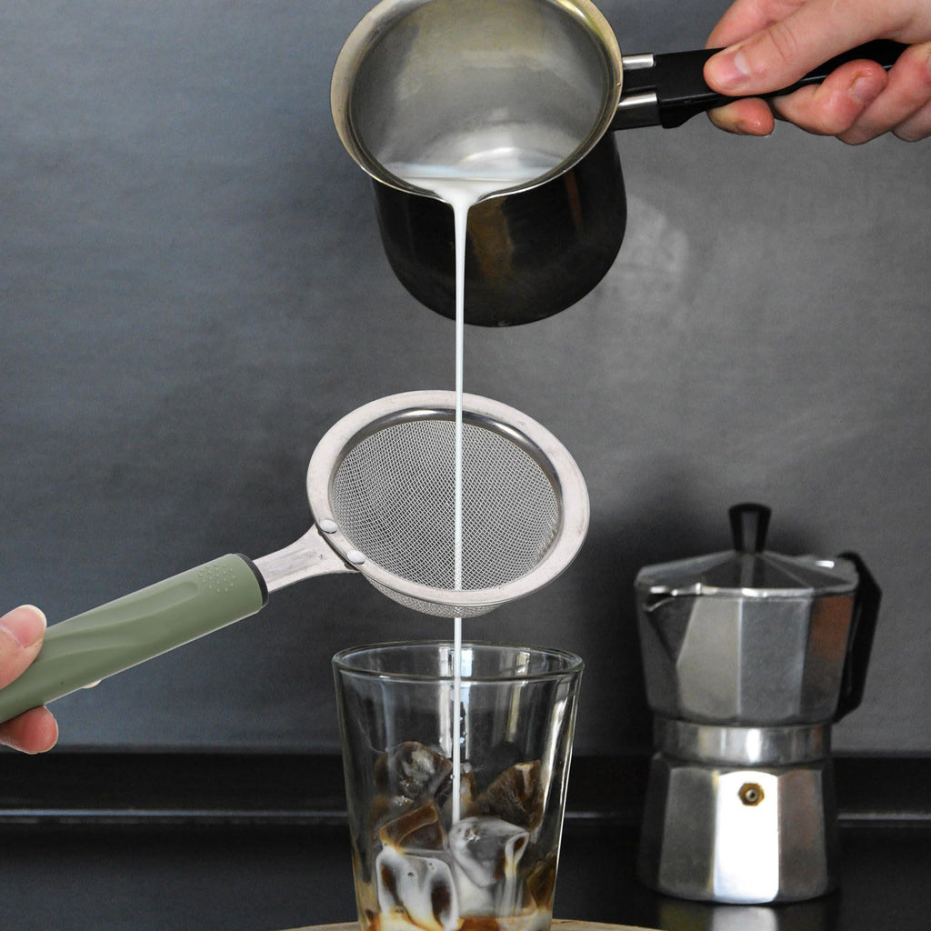 Stainless Steel Food Mesh Strainer with Handle D64088