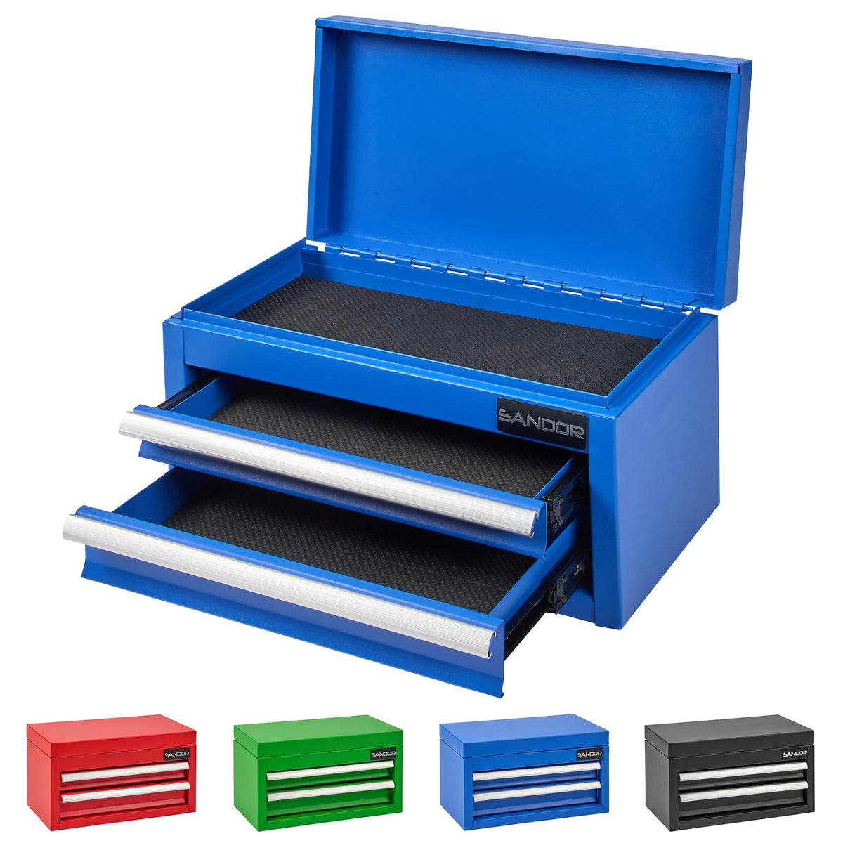 Blue Metal Tool Chest with 2 Drawers T84055