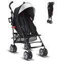 Lightweight Compact Foldable Stroller with Canopy and Cup Holder D5136