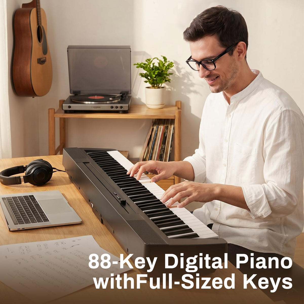 88 Keys Weighted Hammer Action Keyboard P56401