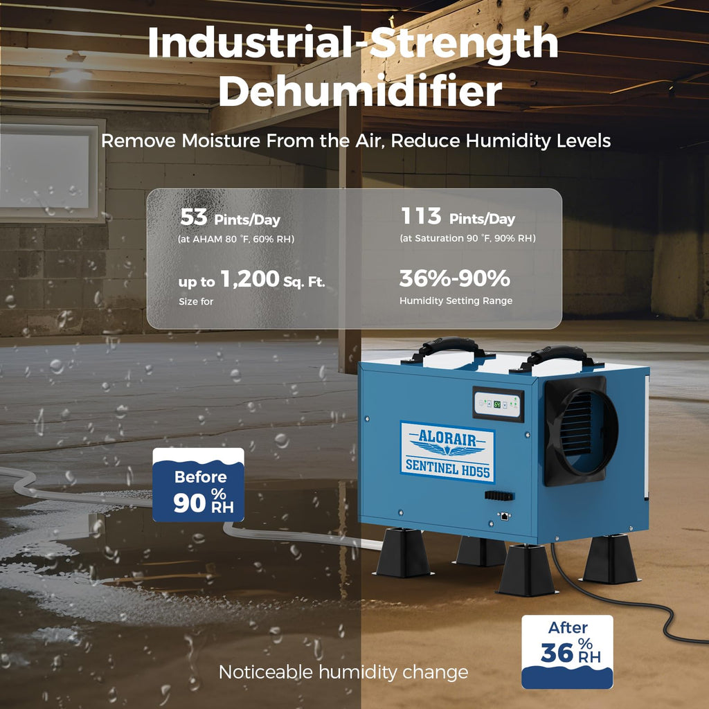 113 Pints Crawlspace Dehumidifier L606