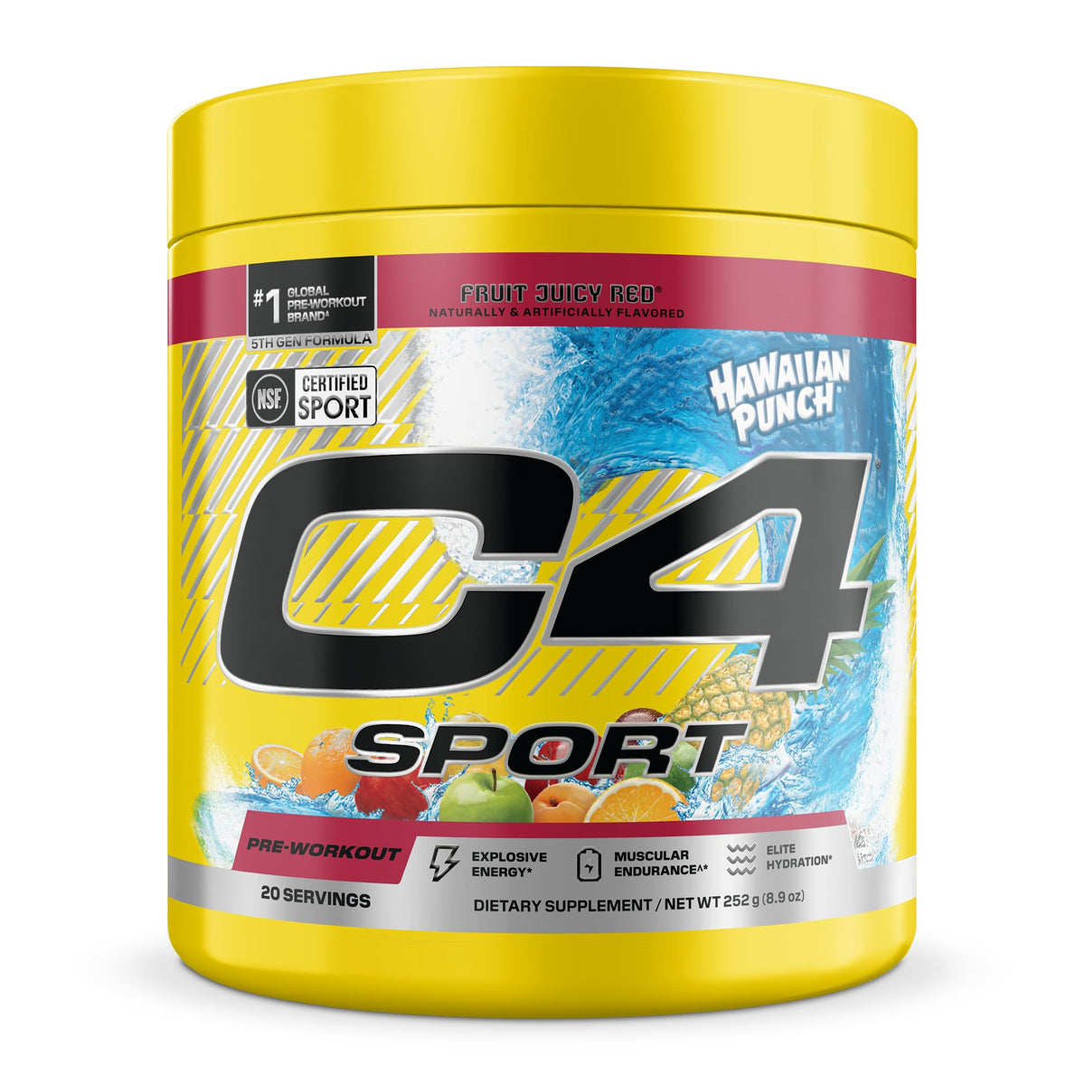 Pre Workout with 200mg Caffeine, 20 Servings U612