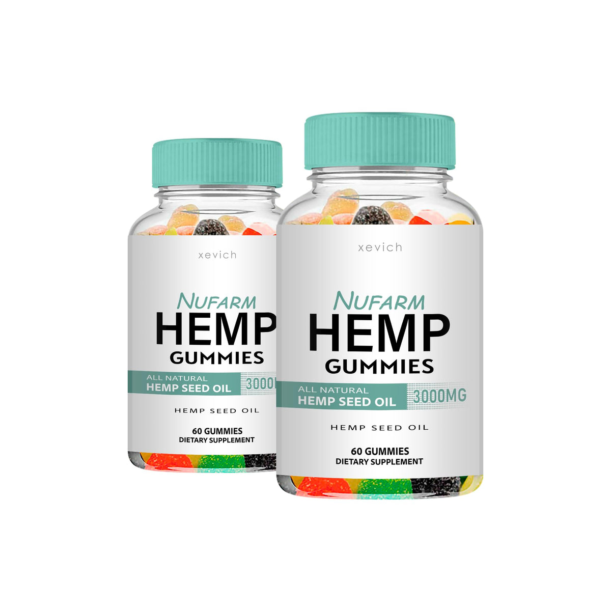 Hemp Gummies 2 Pack 120 Gummies P6755