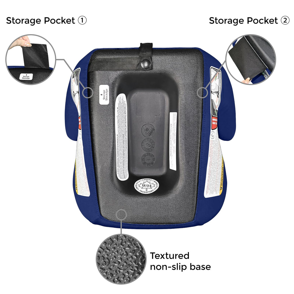 Backless Booster Car Seat, 40-100 lbs O715628