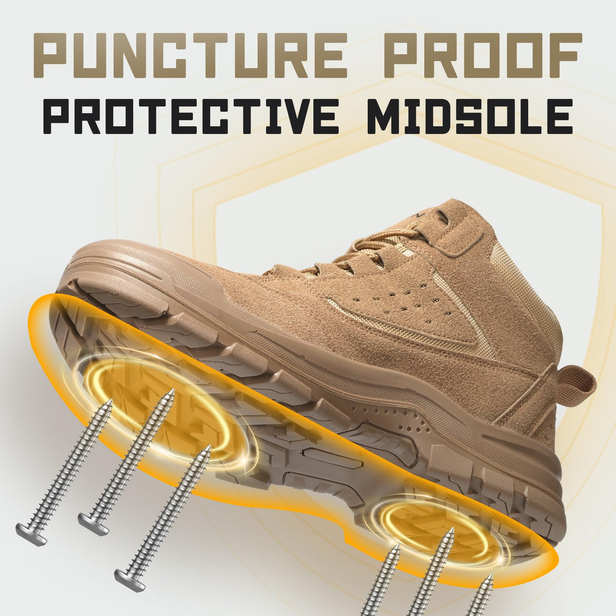 Steel Toe Lightweight Work Boots I50146