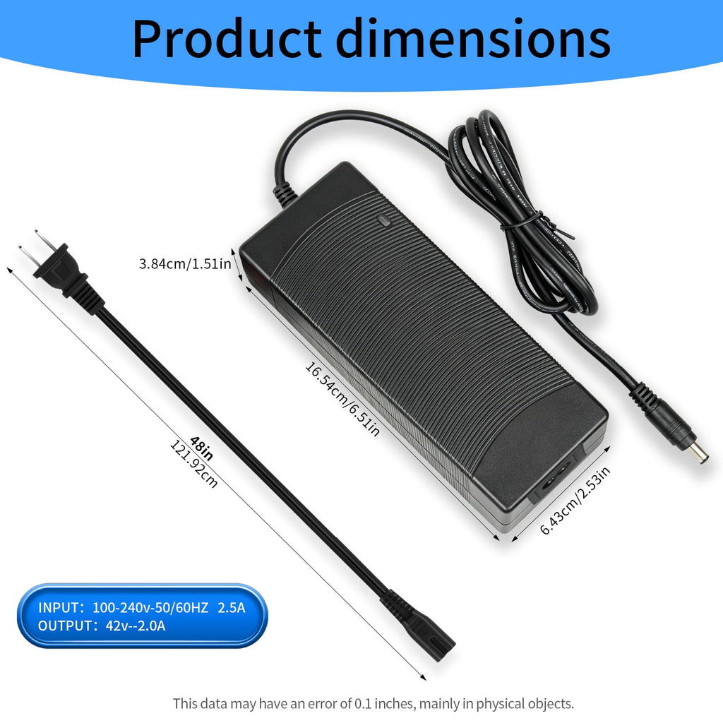 42V 2A Lithium Battery Charger with 3 Connectors K29401