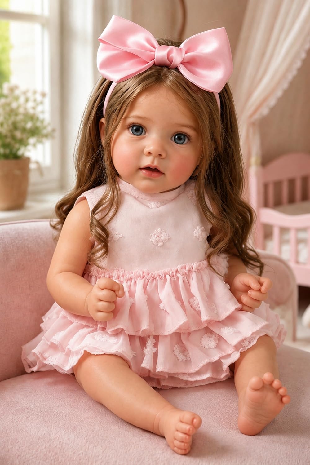 20 Inch Realistic Lifelike Newborn Baby Dolls with Soft Vinyl Body W981