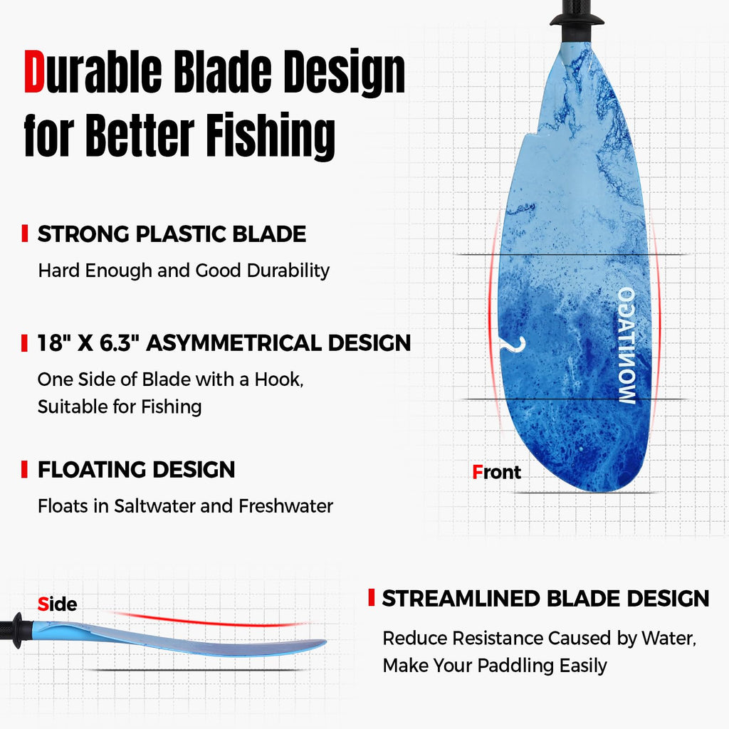 Adjustable Carbon Fiber Kayak Paddle R554