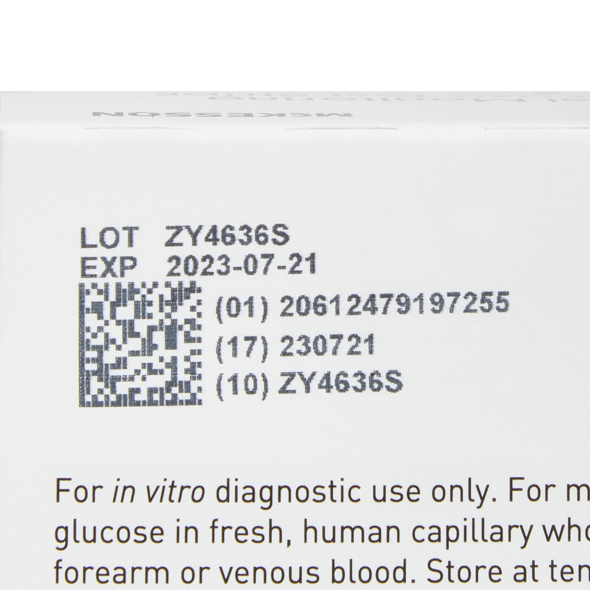 Blood Glucose Test Strips 100 Strips L64899