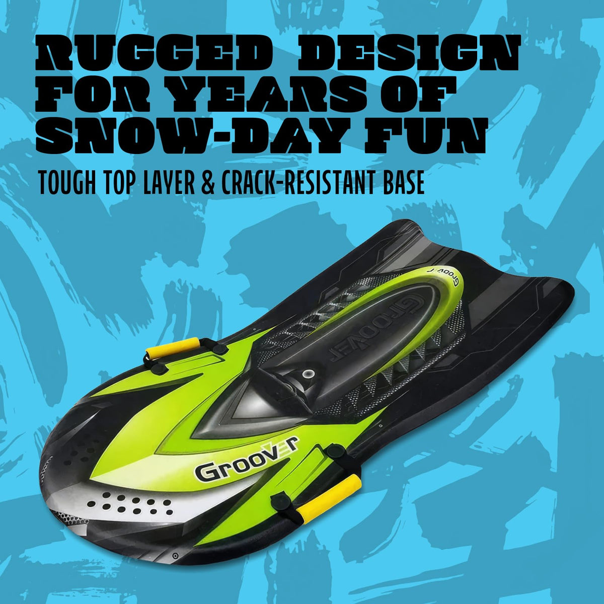 Premium Foam Snow Sled with Handles J226383