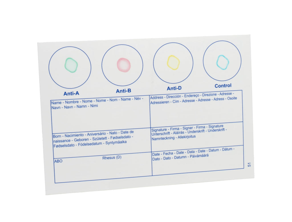 Blood Typing Kit 3 Test Pack J993495