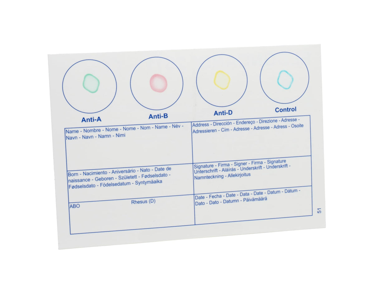 Blood Typing Kit 3 Test Pack J993495