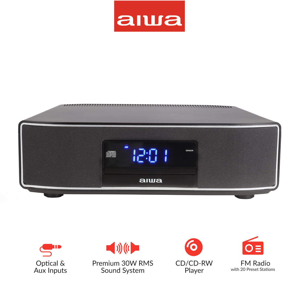 30W Bluetooth Speaker with CD Player and FM Radio P37255