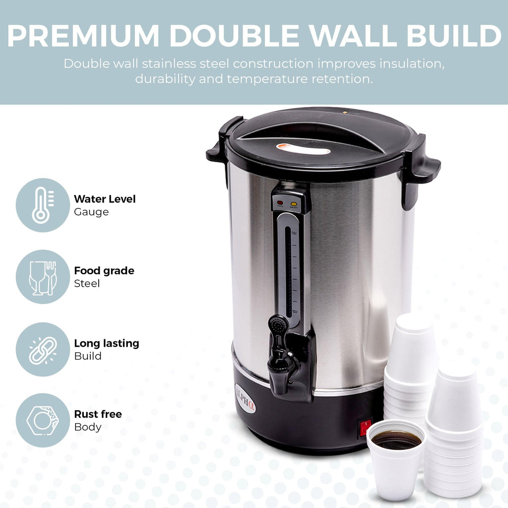 100 Cups Stainless Steel Electric Coffee Urn L9268