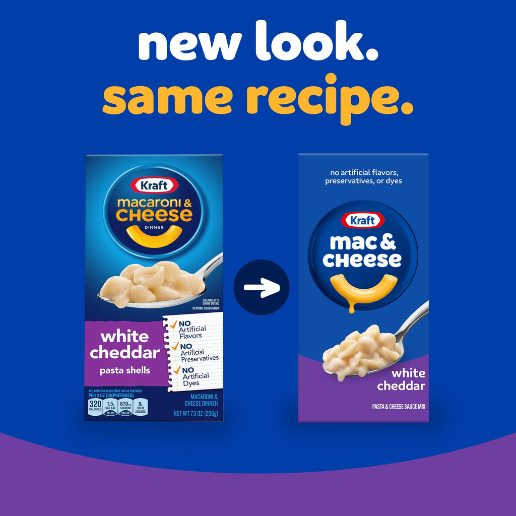 White Cheddar Macaroni & Cheese Dinner 7.3 oz Pack of 6 R475