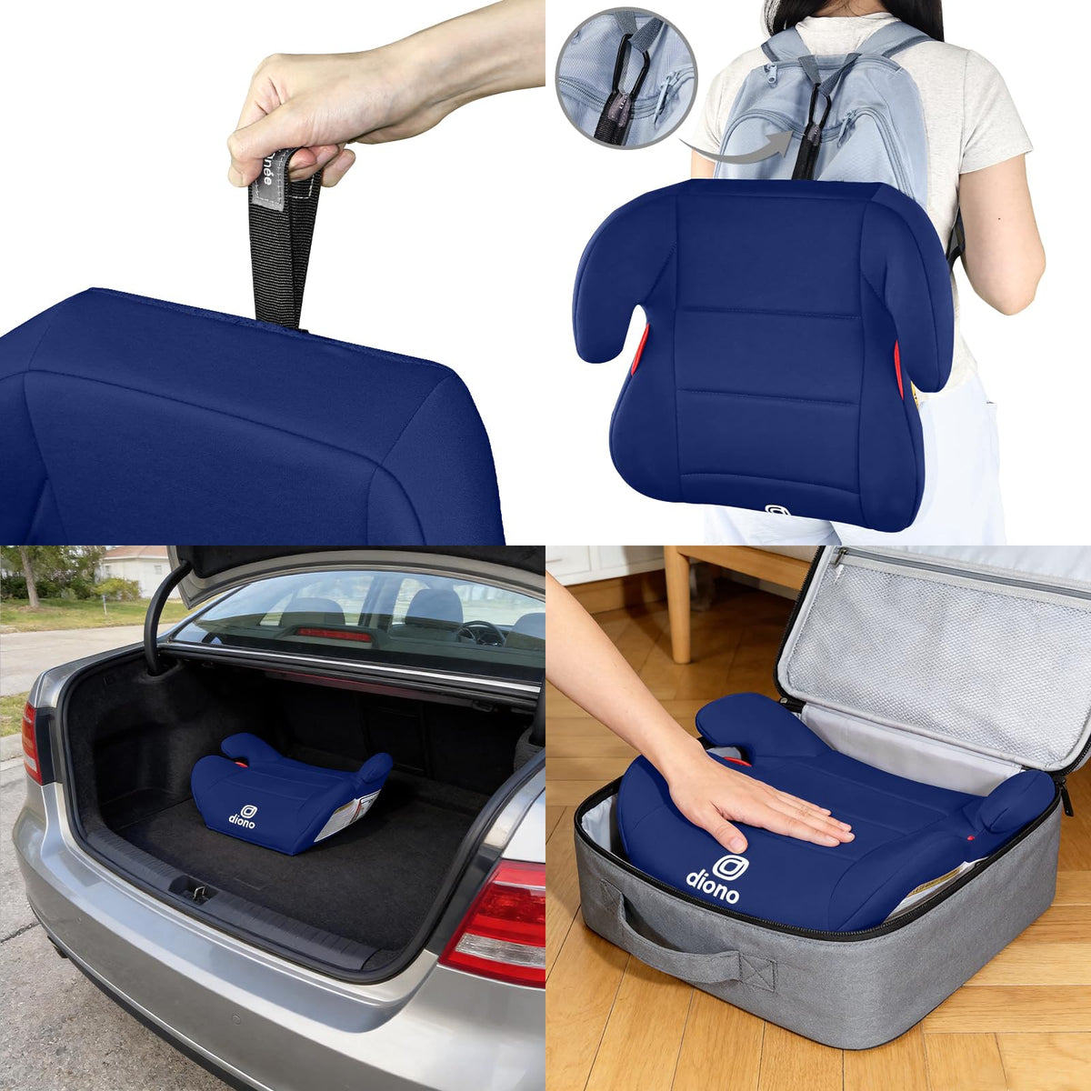 Backless Booster Car Seat, 40-100 lbs O715628
