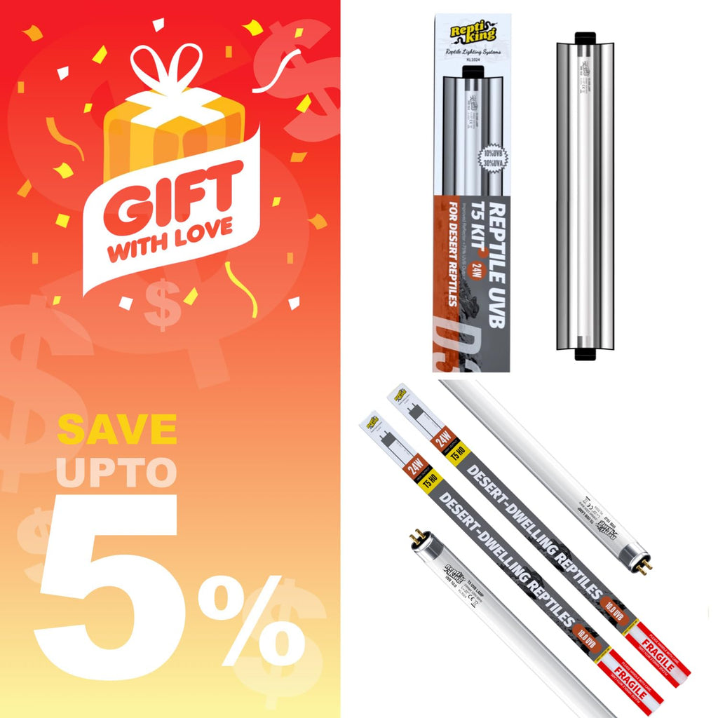T5 UVB Light Kit and 2-Pack Replacement Tubes G93514
