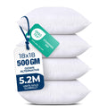 18x18 Decorative Pillow Inserts Set of 4 V22699