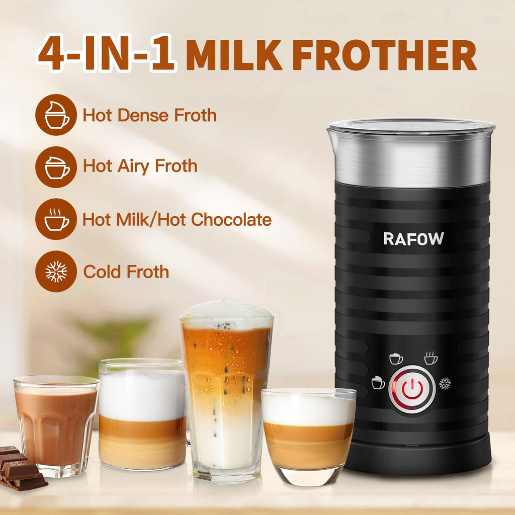 4 In 1 Electric Milk Frother Steamer 350ml Q145732