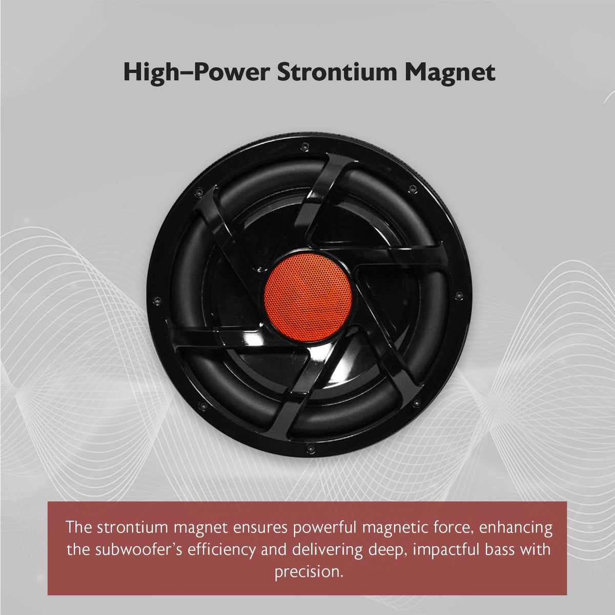 10" Powered Car Subwoofer with Enclosure W53986