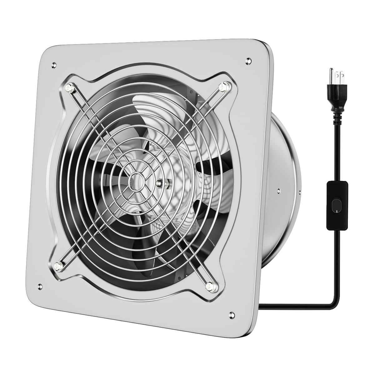 6 inch 308CFM Wall Mounted Exhaust Fan with Check Valve M37987