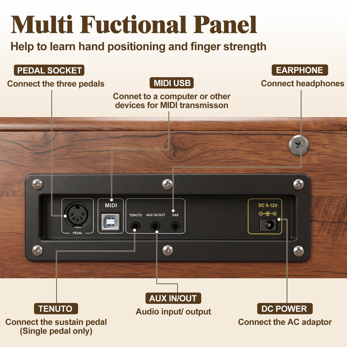 88 Key Weighted Digital Piano L633491