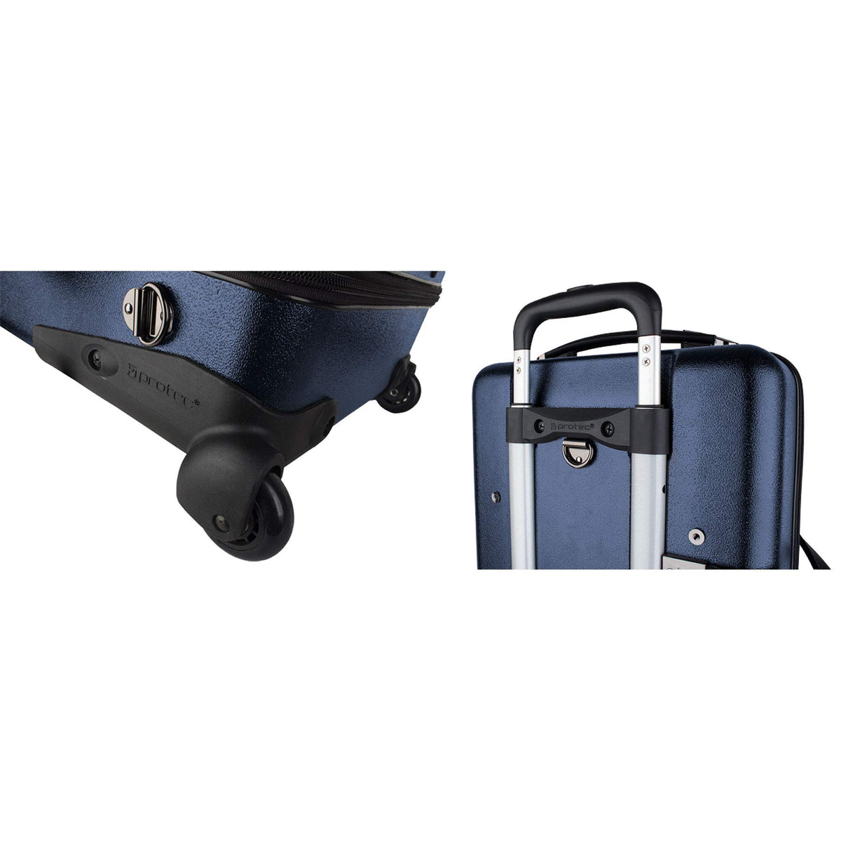 Blue Triple Trumpet Case with Wheels Q69536