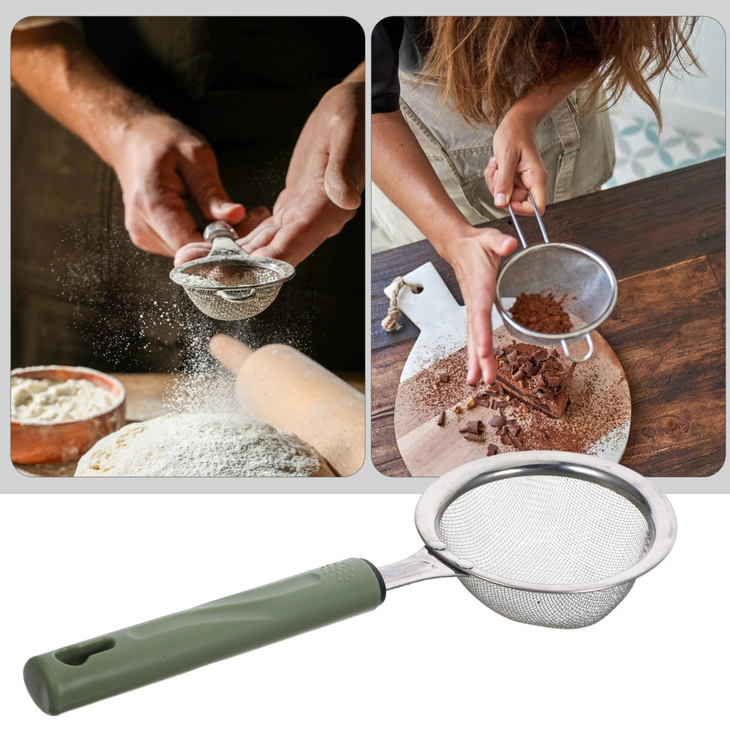 Stainless Steel Food Mesh Strainer with Handle D64088