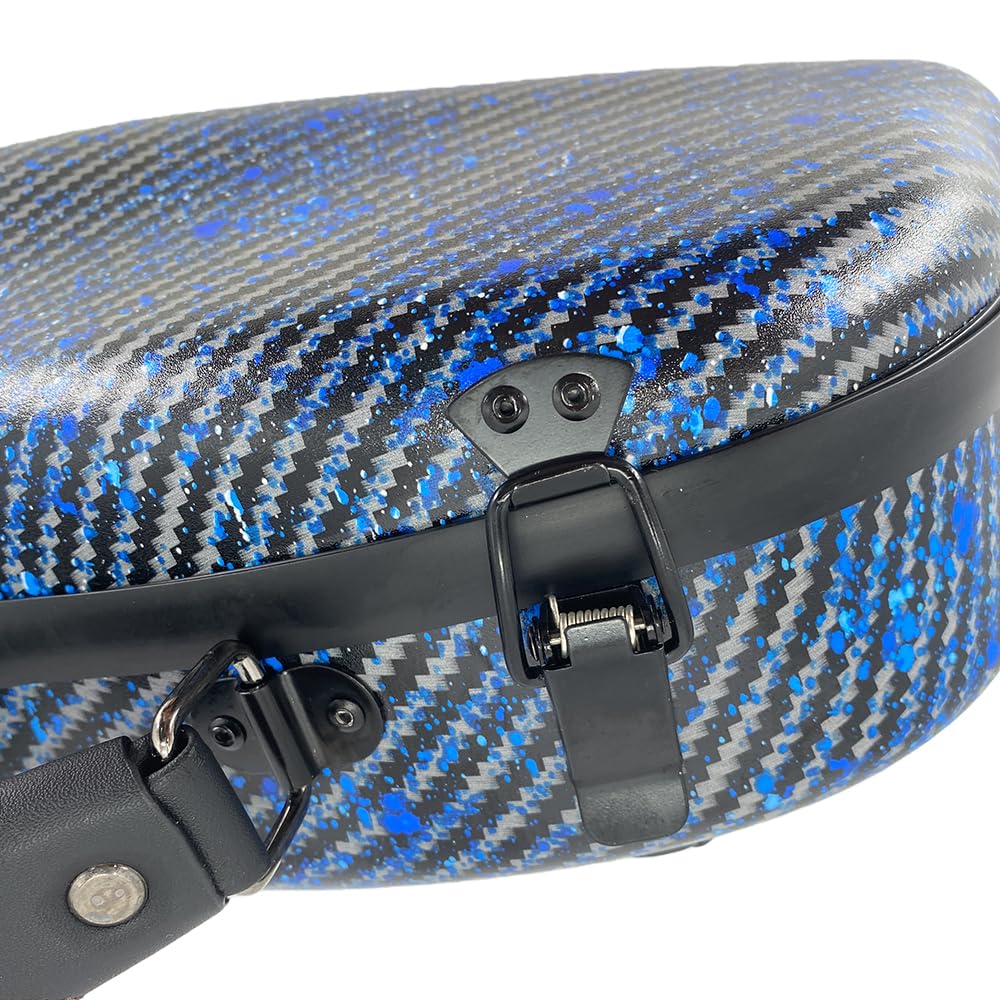 4/4 Carbon Fiber Lightweight Hard Shell Violin Case with Bow Case N9741