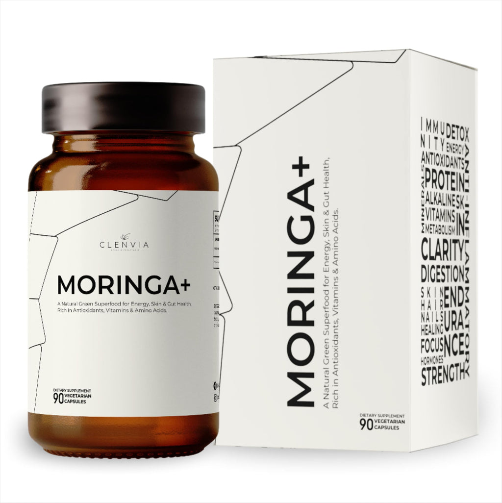 90 Capsules 1000mg Organic Moringa Leaf Powder Capsules U58028