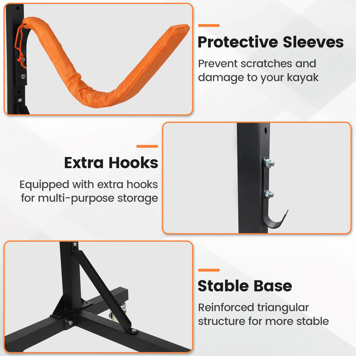Freestanding Kayak Storage Rack B272