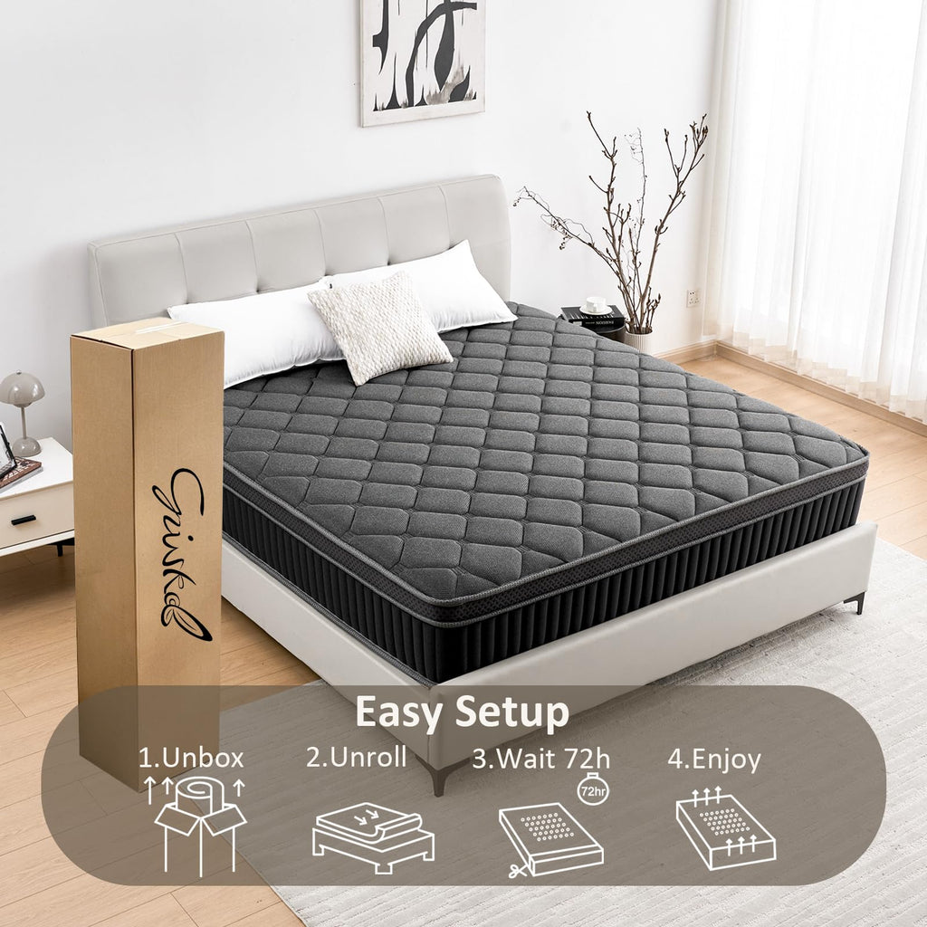 Full Size 12 Inch Hybrid Mattress G703245