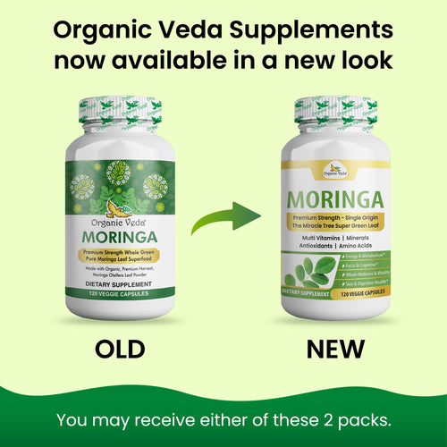 1000mg Organic Moringa Capsule 120 Vegan Capsule W808557