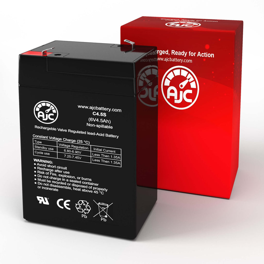 6V 4.5Ah Sealed Lead Acid Battery F62468