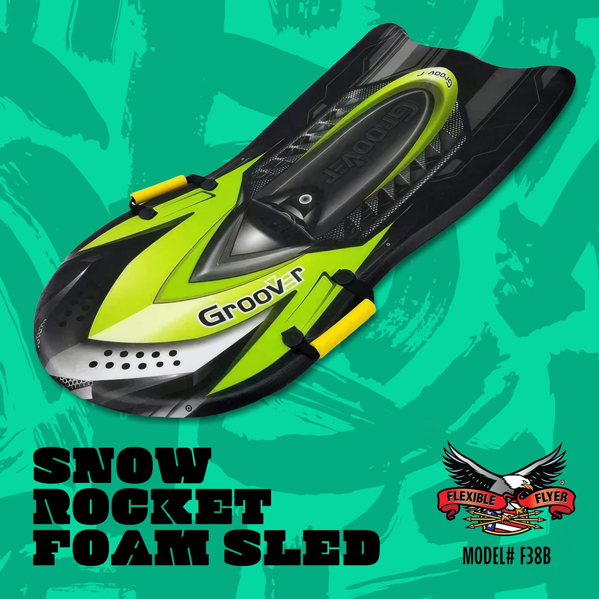 Premium Foam Snow Sled with Handles J226383