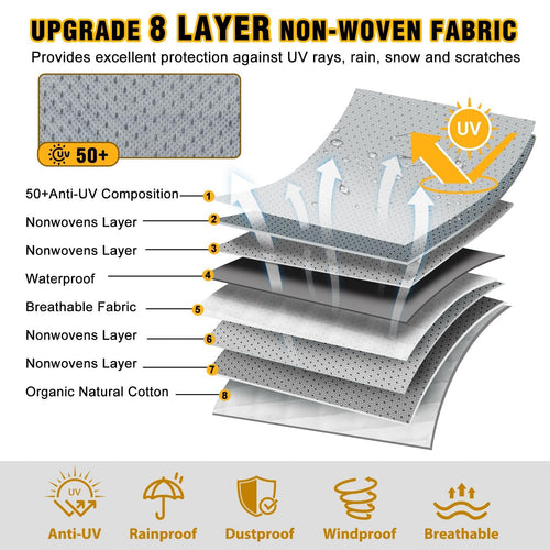 14-16ft 8 Layers Heavy Duty RV Cover M6951
