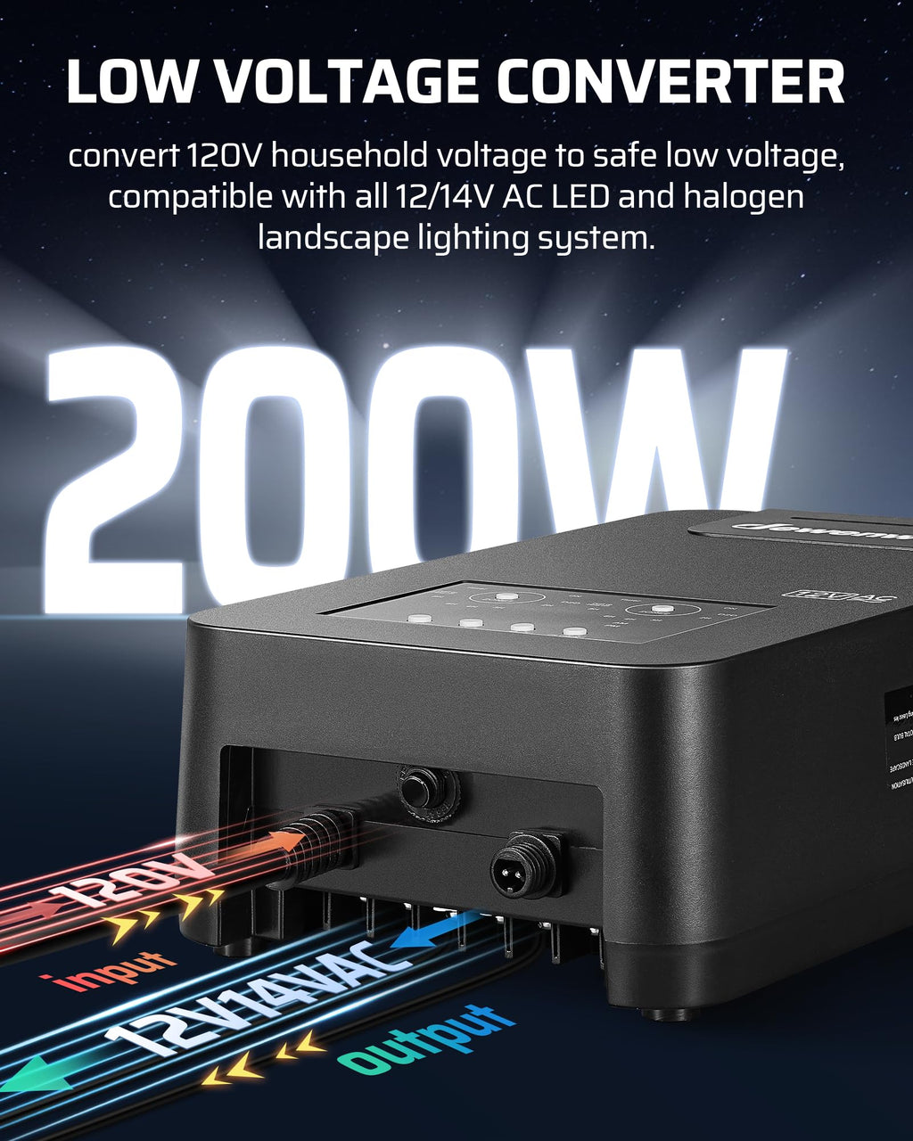 200W Low Voltage Transformer O321