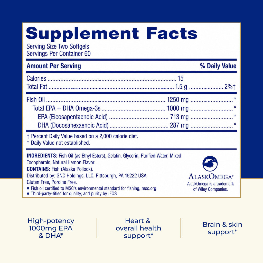 1000mg Fish Oil 120 Count C86056