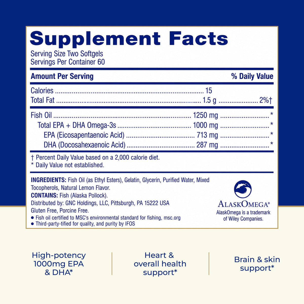 1000mg Fish Oil 120 Count C86056