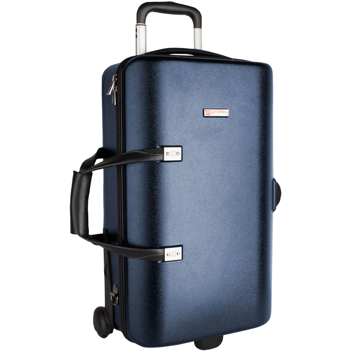 Blue Triple Trumpet Case with Wheels Q69536